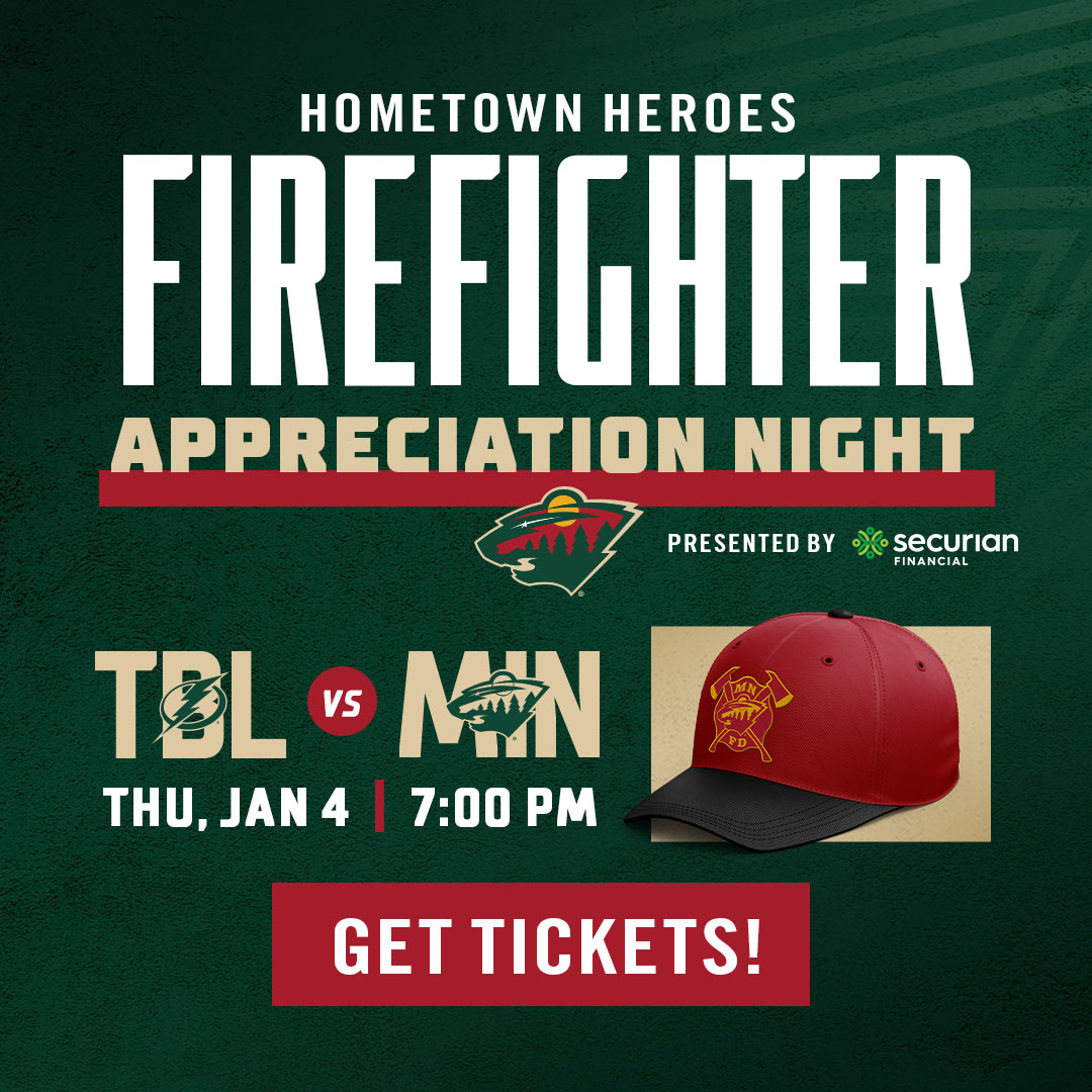 2023 firefighter appreciation night graphic featuring new hat